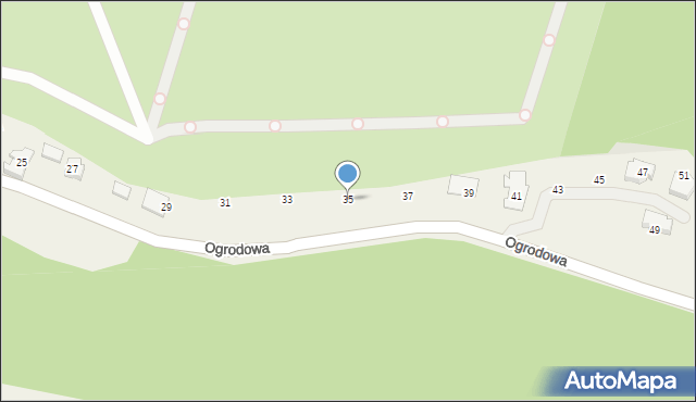 Radziszewo, Ogrodowa, 35, mapa Radziszewo