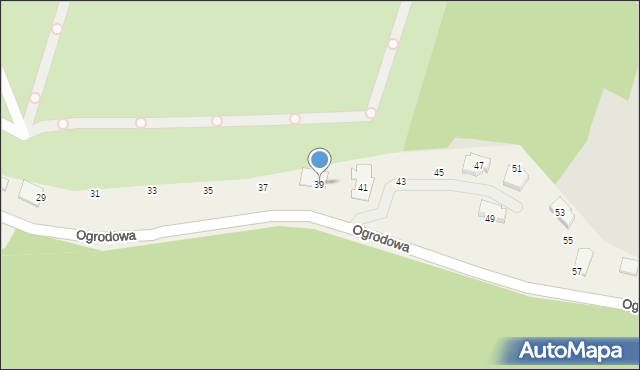 Radziszewo, Ogrodowa, 39, mapa Radziszewo