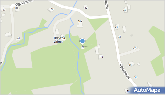 Ropczyce, Ogrodnicza, 72, mapa Ropczyce