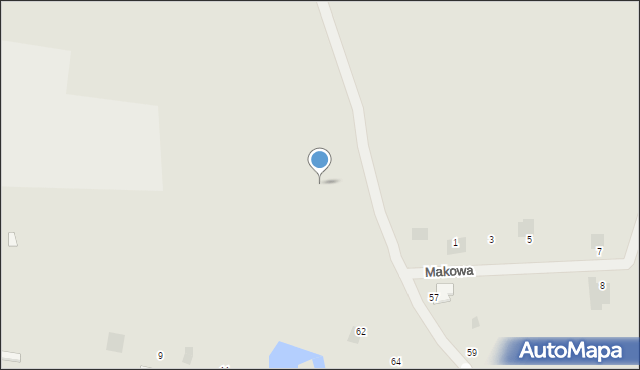 Rzepin, Ogrodowa, 54, mapa Rzepin