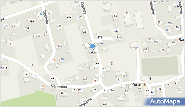 Rzozów, Ogrody, 12, mapa Rzozów