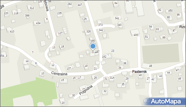 Rzozów, Ogrody, 14, mapa Rzozów