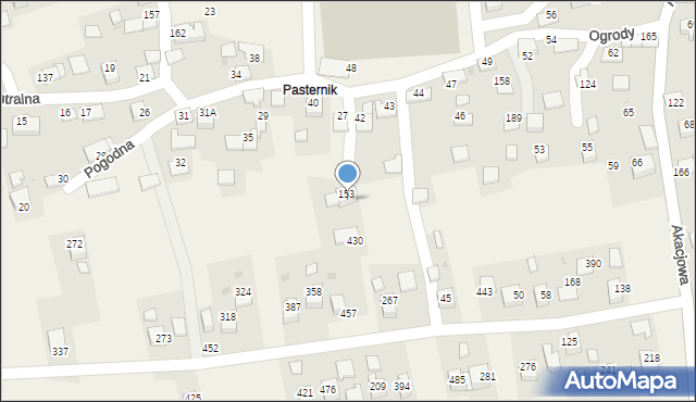 Rzozów, Ogrody, 48, mapa Rzozów