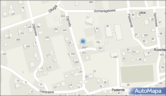 Rzozów, Ogrody, 5, mapa Rzozów