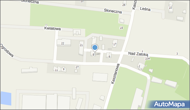 Rzucewo, Ogrodowa, 8a, mapa Rzucewo