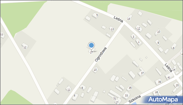 Sątopy, Ogrodowa, 17, mapa Sątopy