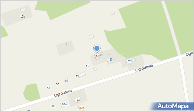 Sierzchów, Ogrodowa, 63, mapa Sierzchów