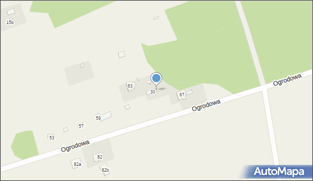 Sierzchów, Ogrodowa, 65, mapa Sierzchów