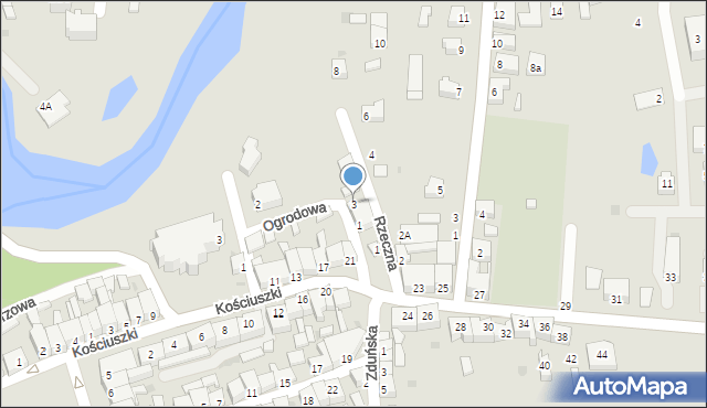 Skarszewy, Ogrodowa, 3, mapa Skarszewy