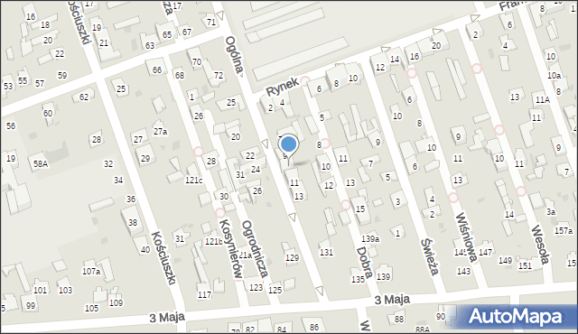 Skarżysko-Kamienna, Ogólna, 9a, mapa Skarżysko-Kamienna