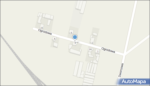 Słupia pod Kępnem, Ogrodowa, 3, mapa Słupia pod Kępnem