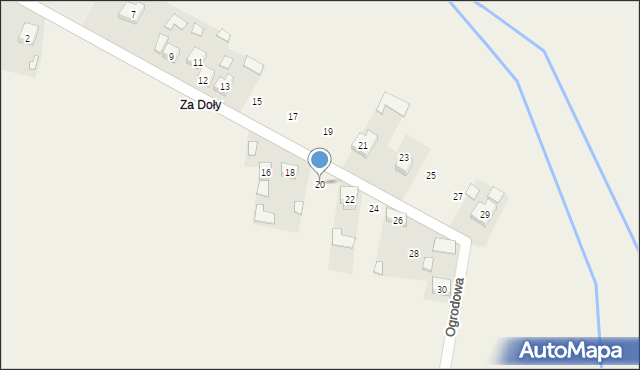 Smogorzów, Ogrodowa, 20, mapa Smogorzów