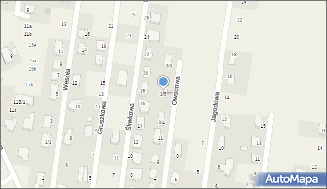 Sobolewo, Ogrodowa, 3/5, mapa Sobolewo