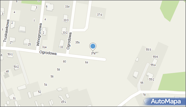 Sobolewo, Ogrodowa, 37a, mapa Sobolewo