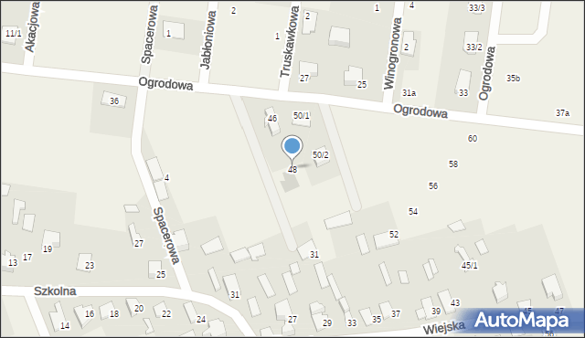 Sobolewo, Ogrodowa, 48, mapa Sobolewo
