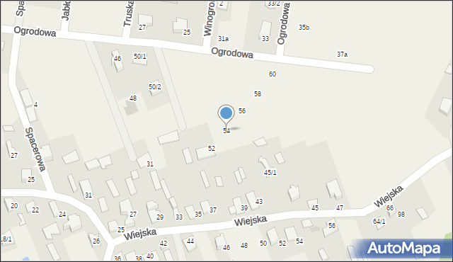 Sobolewo, Ogrodowa, 54, mapa Sobolewo