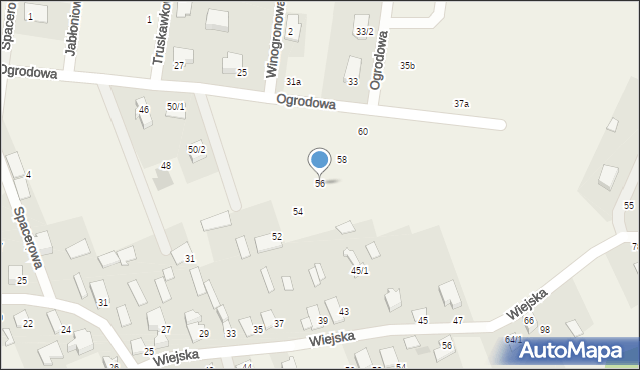 Sobolewo, Ogrodowa, 56, mapa Sobolewo