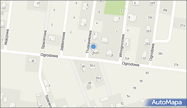 Sobolewo, Ogrodowa, 27, mapa Sobolewo