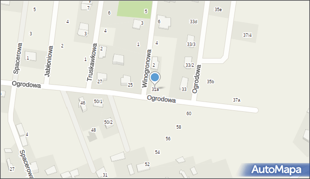 Sobolewo, Ogrodowa, 31a, mapa Sobolewo