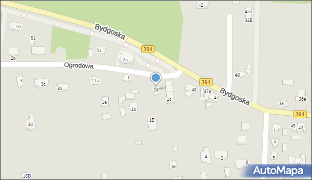 Solec Kujawski, Ogrodowa, 1d, mapa Solec Kujawski