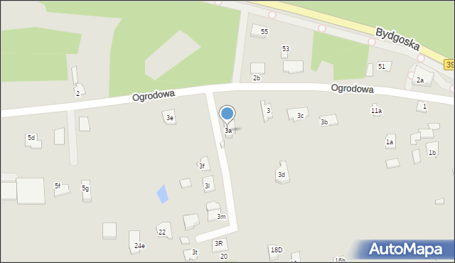 Solec Kujawski, Ogrodowa, 3a, mapa Solec Kujawski