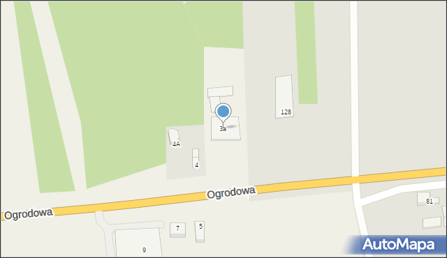 Stare Miasto, Ogrodowa, 3a, mapa Stare Miasto