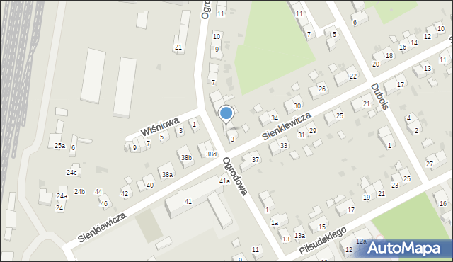 Strzelin, Ogrodowa, 4, mapa Strzelin