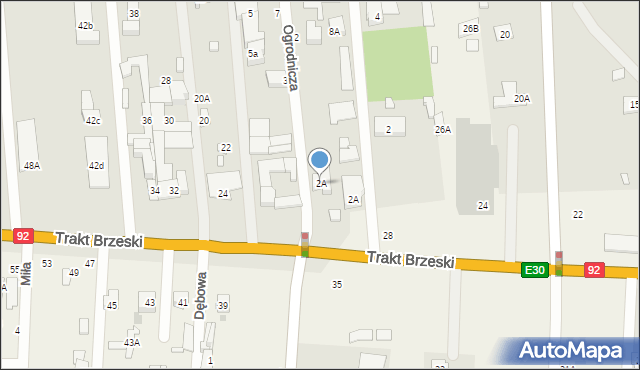 Sulejówek, Ogrodnicza, 2A, mapa Sulejówek