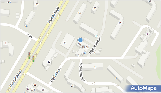 Suwałki, Ogińskiego Michała Kleofasa, 5F, mapa Suwałk