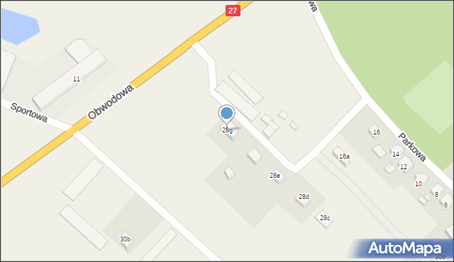 Świdnica, Ogrodowa, 28g, mapa Świdnicy