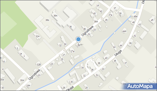 Świdnica, Ogrodowa, 29, mapa Świdnicy