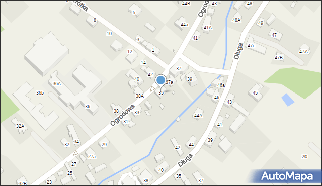 Świdnica, Ogrodowa, 35, mapa Świdnicy