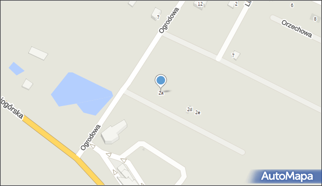 Świebodzice, Ogrodowa, 2a, mapa Świebodzice