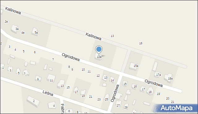 Tarnawatka-Tartak, Ogrodowa, 12a, mapa Tarnawatka-Tartak