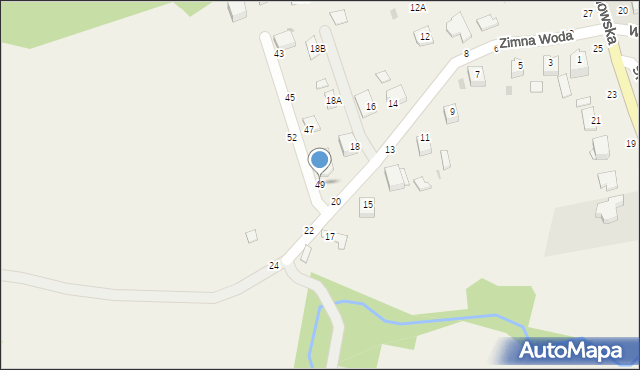 Tarnowiec, Ogrodnicza, 49, mapa Tarnowiec