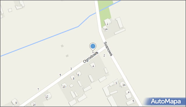 Tarnowo, Ogrodowa, 1, mapa Tarnowo