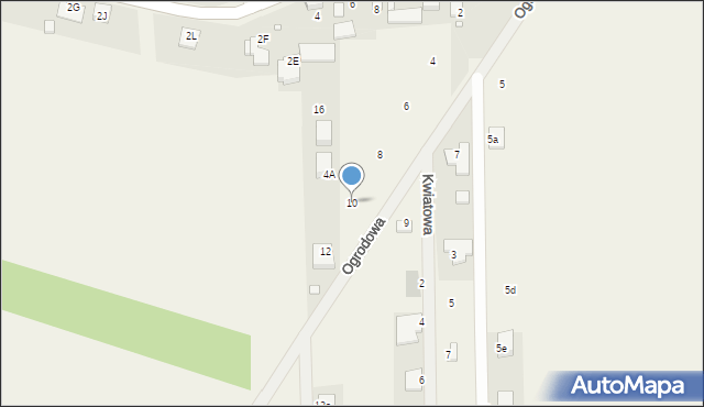 Toporowice, Ogrodowa, 10, mapa Toporowice