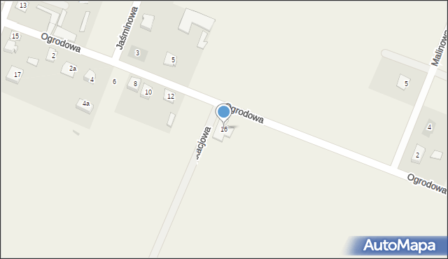 Troszyn, Ogrodowa, 16, mapa Troszyn