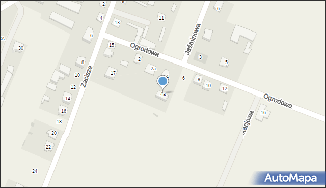 Troszyn, Ogrodowa, 4a, mapa Troszyn