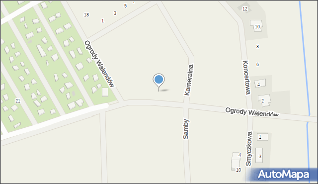 Walendów, Ogrody Walendów, 10, mapa Walendów