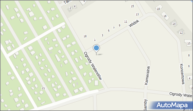 Walendów, Ogrody Walendów, 16, mapa Walendów