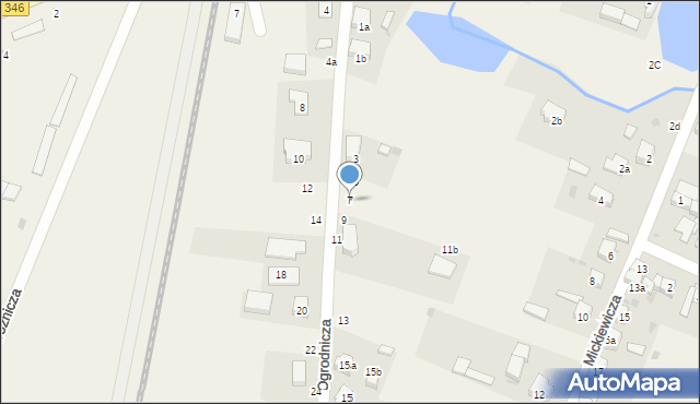 Węgry, Ogrodnicza, 7, mapa Węgry
