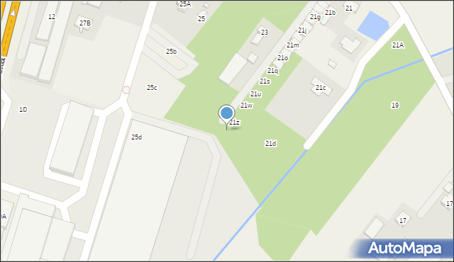 Wola Mrokowska, Ogrodowa, 21zb, mapa Wola Mrokowska