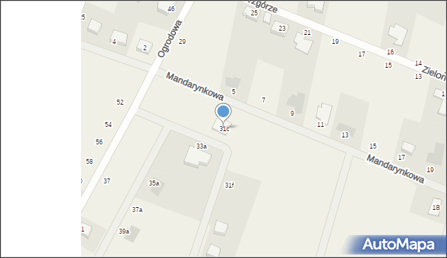 Wołczkowo, Ogrodowa, 31c, mapa Wołczkowo