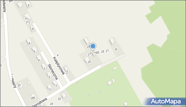 Wysiołek Luborzycki, Ogrodowa, 21, mapa Wysiołek Luborzycki