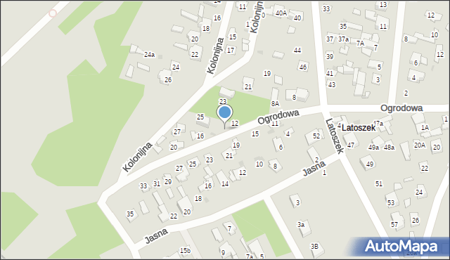 Wyszków, Ogrodowa, 14, mapa Wyszków