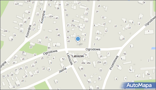 Wyszków, Ogrodowa, 6, mapa Wyszków