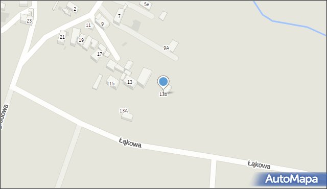 Ząbkowice Śląskie, Ogrodowa, 13b, mapa Ząbkowice Śląskie