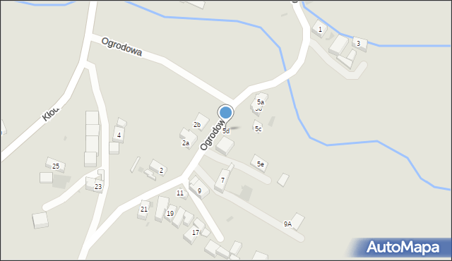 Ząbkowice Śląskie, Ogrodowa, 5d, mapa Ząbkowice Śląskie