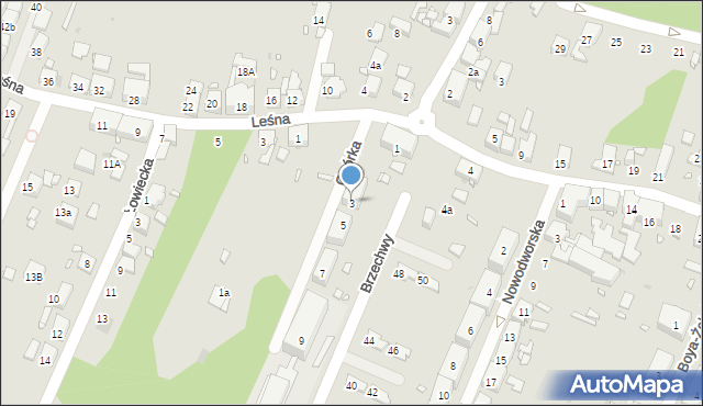 Zabrze, Ogórka Stanisława, 3, mapa Zabrza